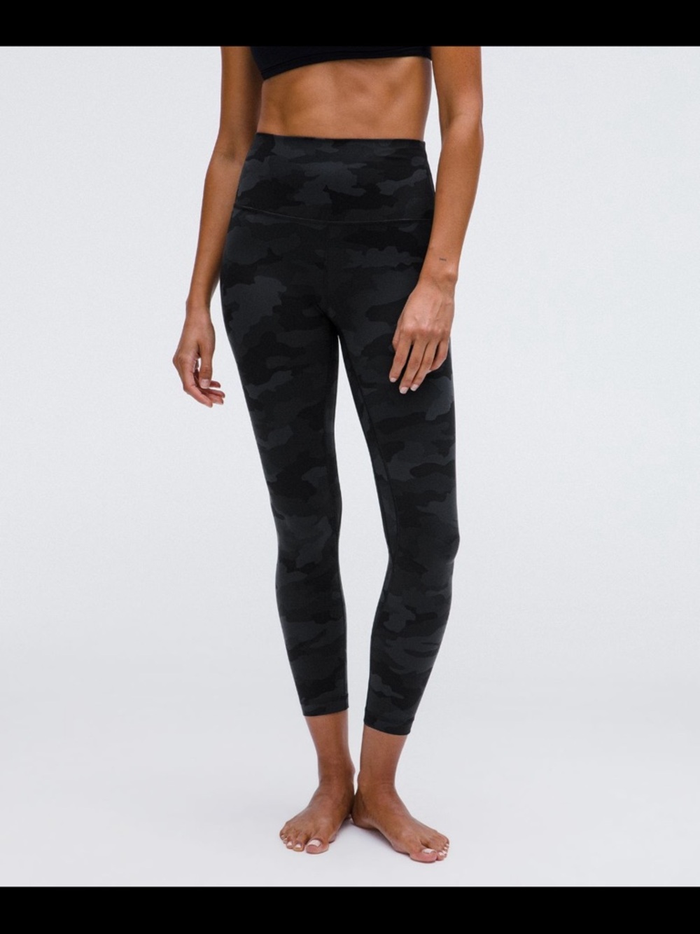Black Camo Lululemon Align Leggings